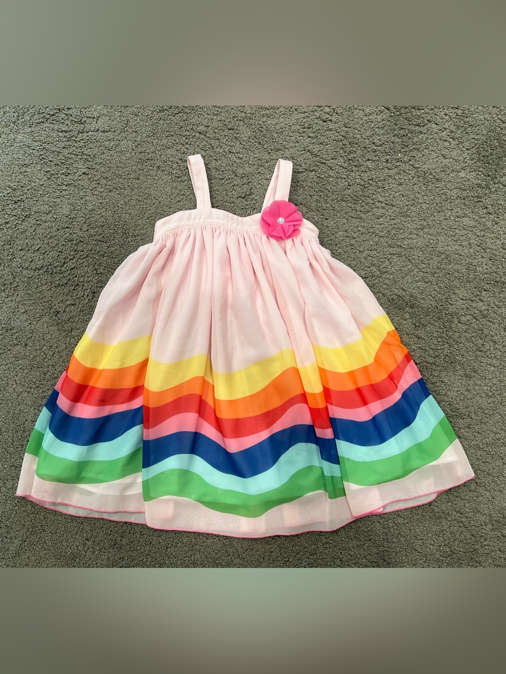 Flowy Rainbow Summer Dress